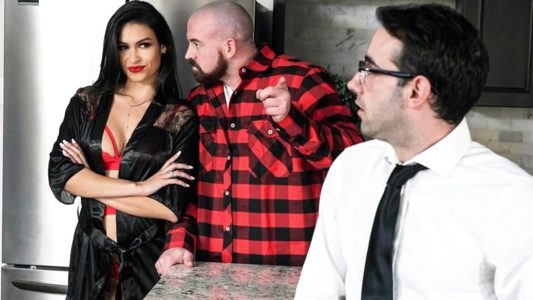 Красивая жена изменила мужу с соседом и наставила ему рога