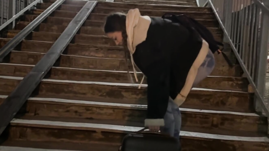 Секс в поезде с новой знакомой