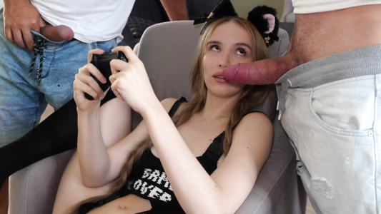 МЖМ секс с двумя крупными членами